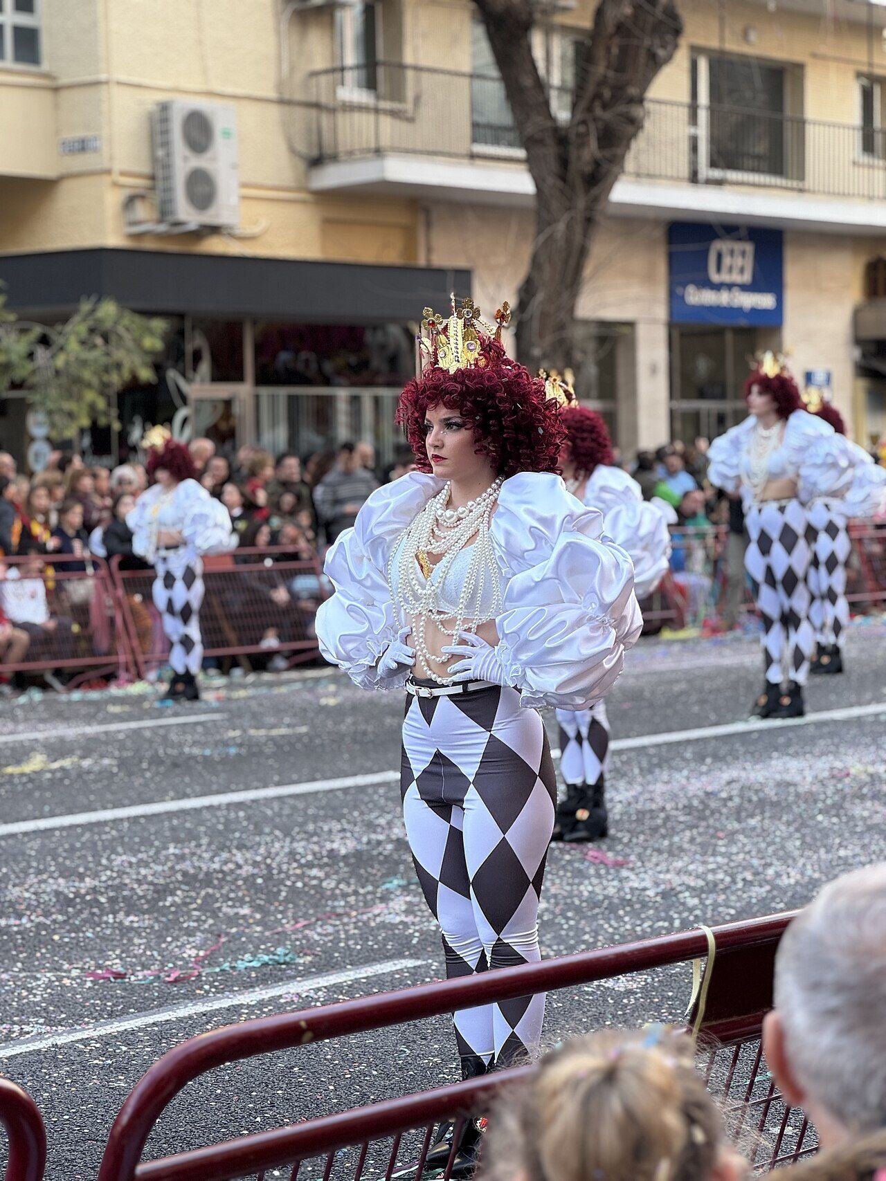 Disfraces en la cabalgata del Carnaval de Cádiz