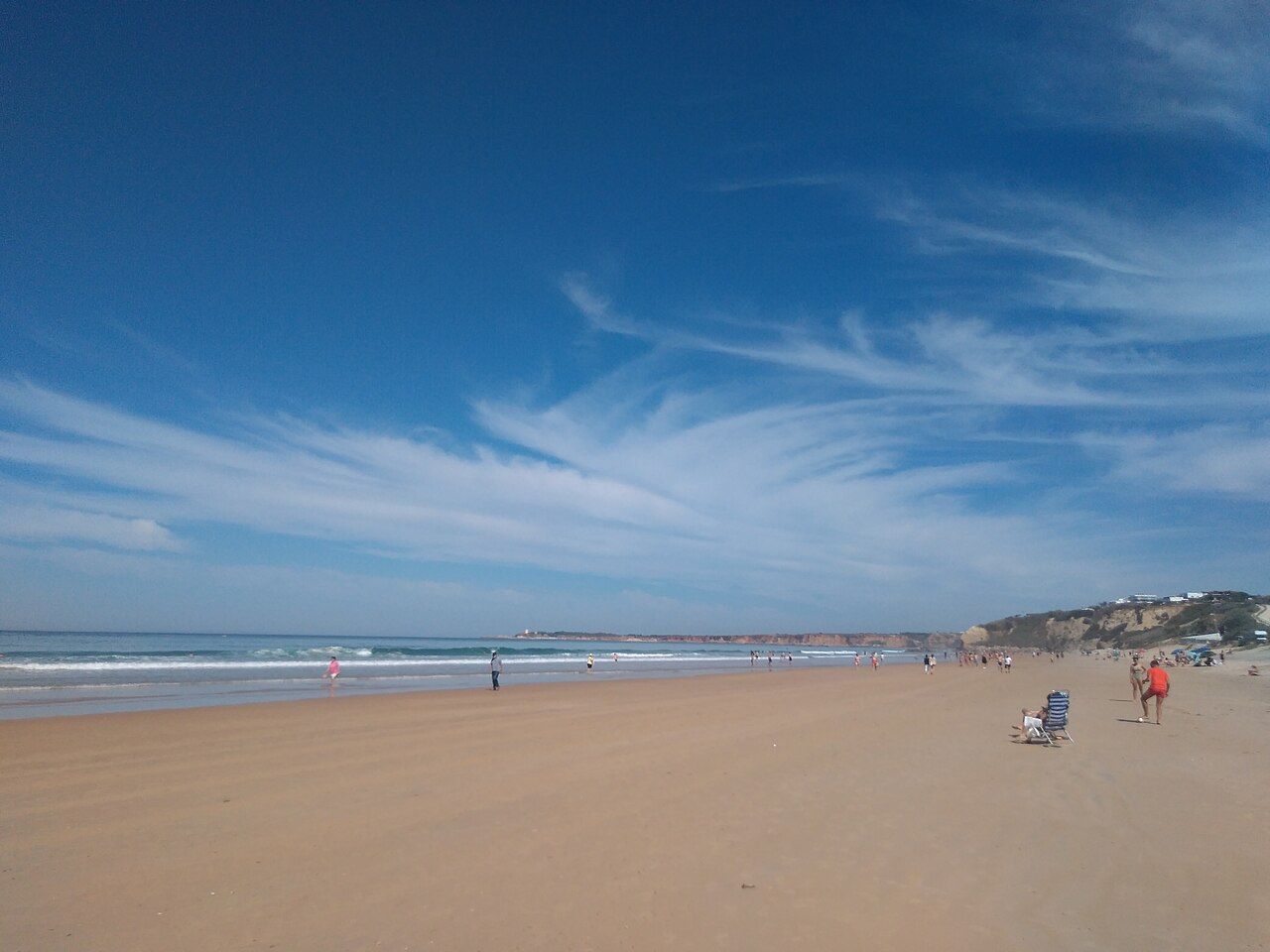 Playa de La Fontanilla en Conil de la Frontera
