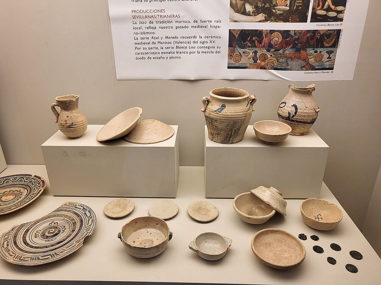 Cerámica expuesta en el Museo de Chiclana